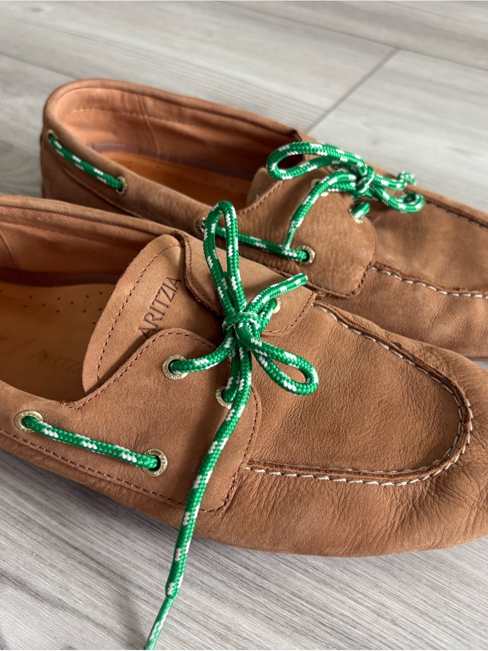 Sperry x Aritzia Slim Boat Shoe - Nubuck Leather, 9.5